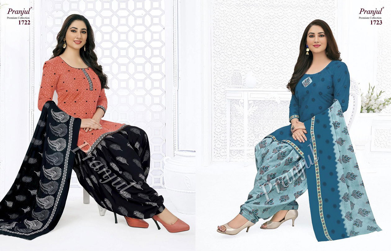 Pranjul Priyanka 17 Cotton Casual Daily Wear Printed Cotton Dress Material Collection
